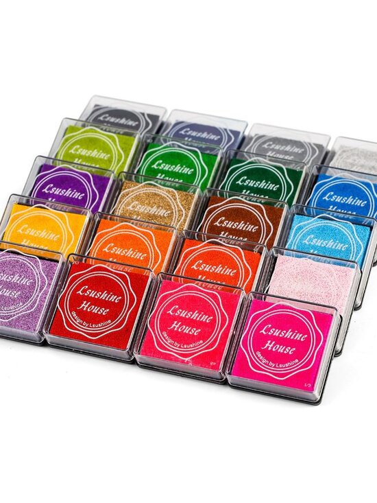 Other - Craft Ink Pad Stamps Partner DIY Color,20 Colors Rainbow Finger Ink pad for Kids